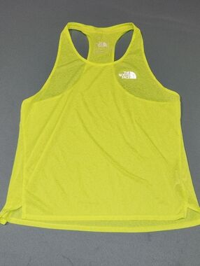 The North Face Womens Lightweight Neon Yellow Racerback Tank. Medium.